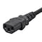 Monoprice SJT Extension Cord, 16 AWG, Indoor, 16/3, 1 Outlets, IEC 60320 C13, Black, IEC 60320 C14, 3 ft 6452 - alternate 8